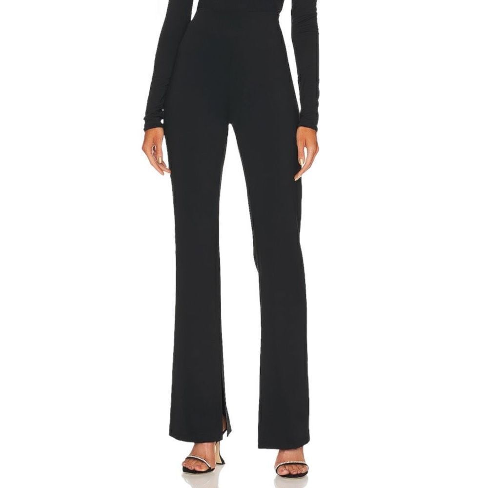 L'Academie x Marianna Hewitt‎ Anouka Knit Slim Pant in Black
